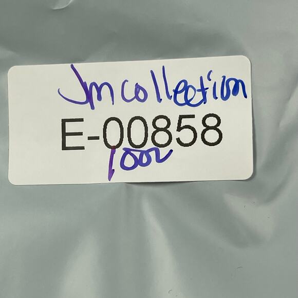 JM Collection Top Women Plus 2X Blue Kona Bloom Floral Rhinestones Sheer Sleeves - Picture 15 of 15